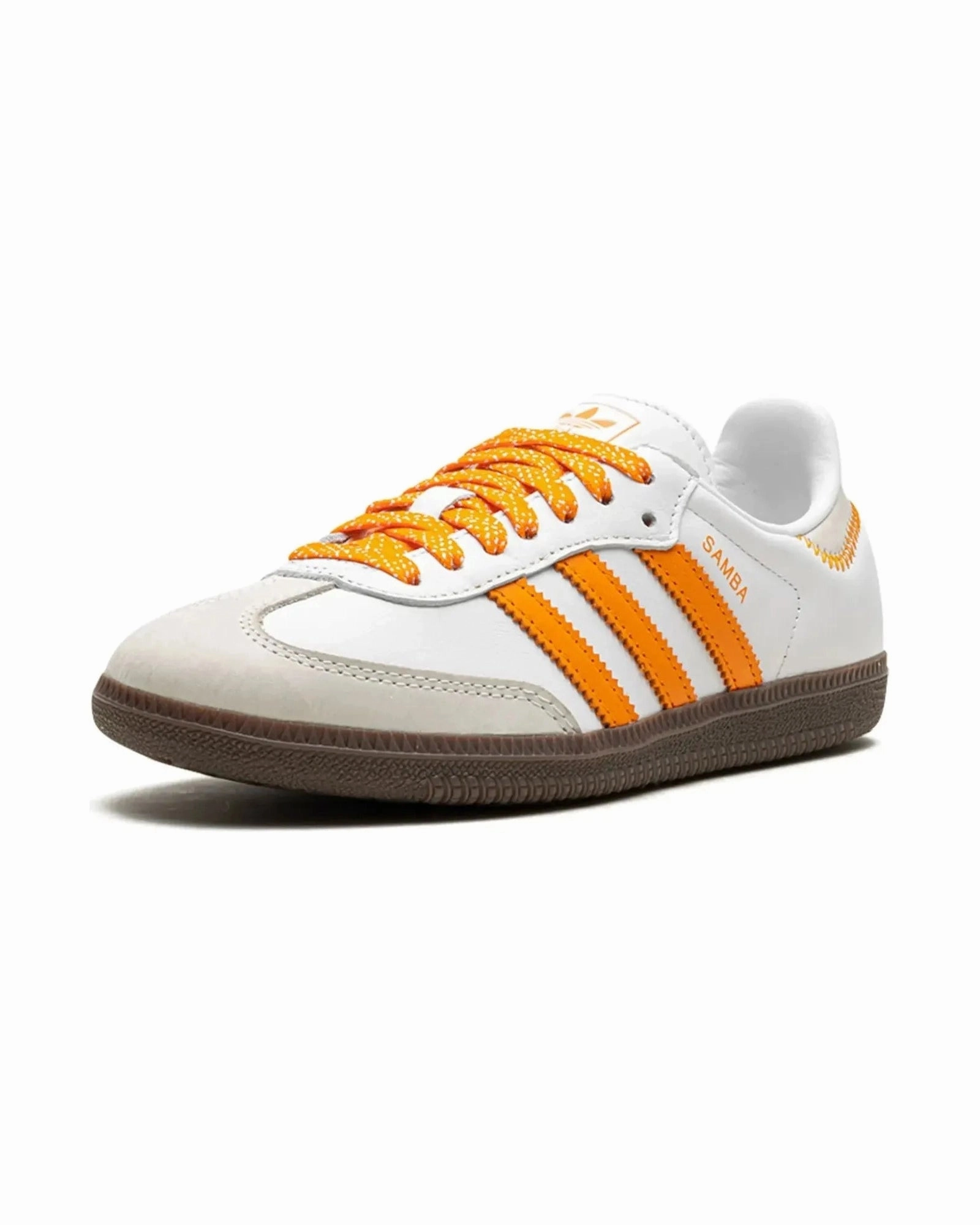 Adidas Samba OG Cloud White Orange Modern Vibe Padded interior