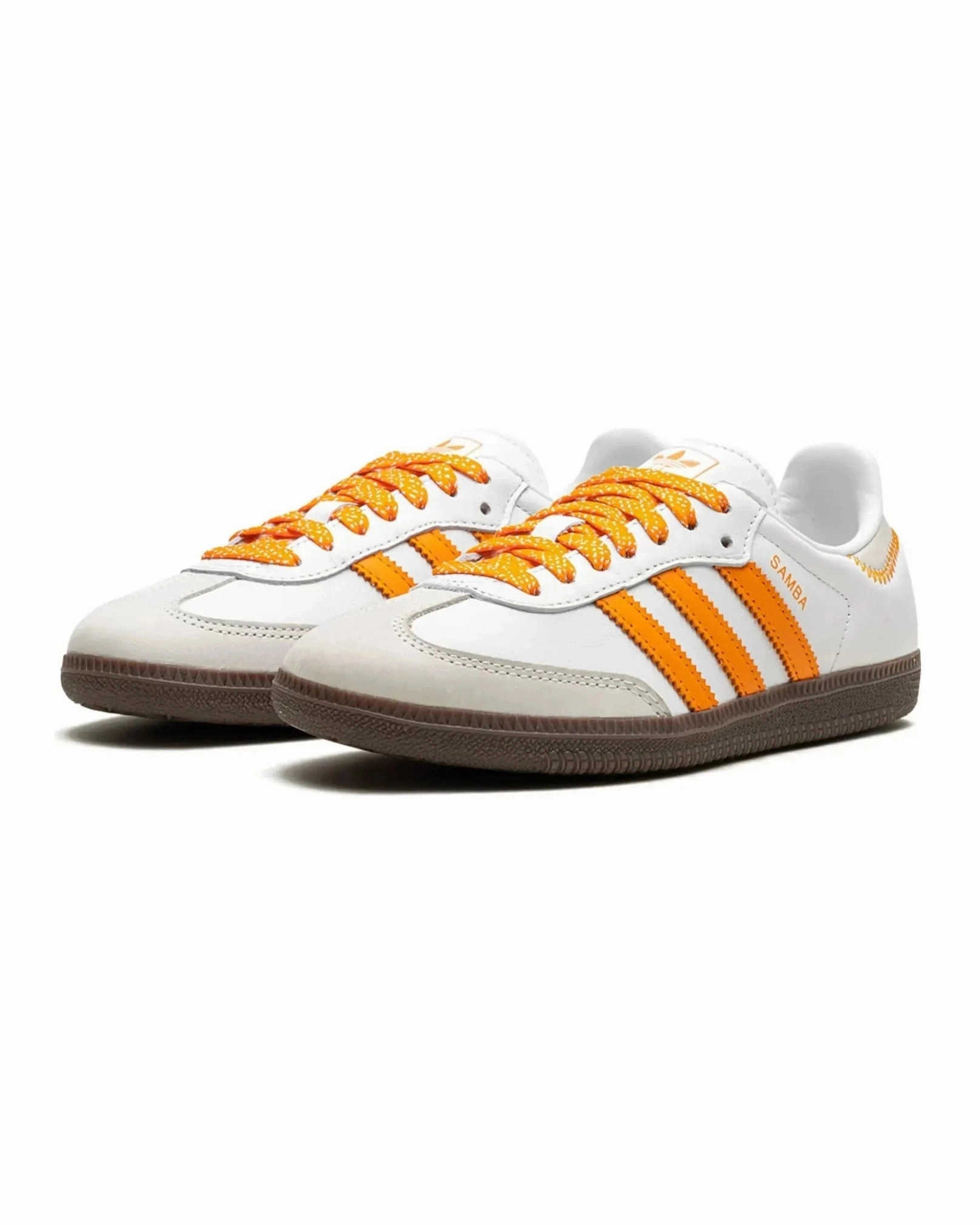 Adidas Samba OG Cloud White Orange Adaptive Style Grip Control