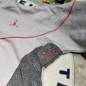 Sleek Form 1988' RARE Deadstock Air Jordan 3s Crewneck GREY