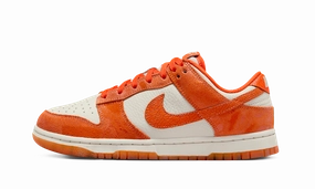 Nike Dunk Low Cracked Orange All-Purpose Cushioning youth sports shoes