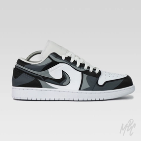 Durable Sole Everyday Shoes 2D Illustration - Jordan 1 Low Custom