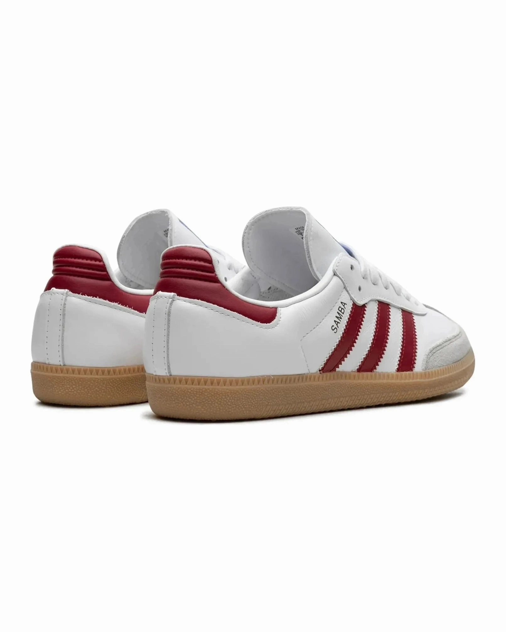 Adidas Samba OG White Burgundy Gum Spring Walk