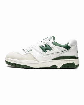 New Balance 550 White Green Stylish Design Silent Walk