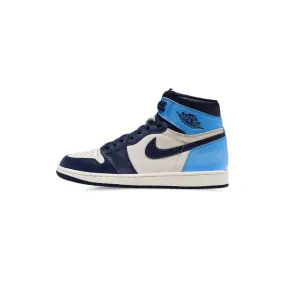 Air Jordan 1 Retro High OG 'Obsidian' treadmill - running humid