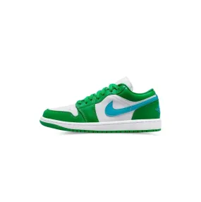 heavy - duty running shoes Cross country Wmns Air Jordan 1 Low 'Lucky Green'