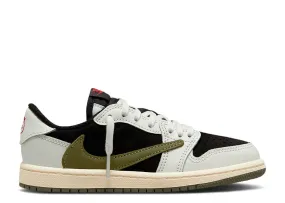 Jordan 1 Retro Low OG SP Travis Scott Olive (PS) long - distance shoes Gym Training