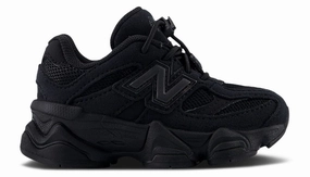luxury running option New Balance 9060 Triple Black (Toddler)