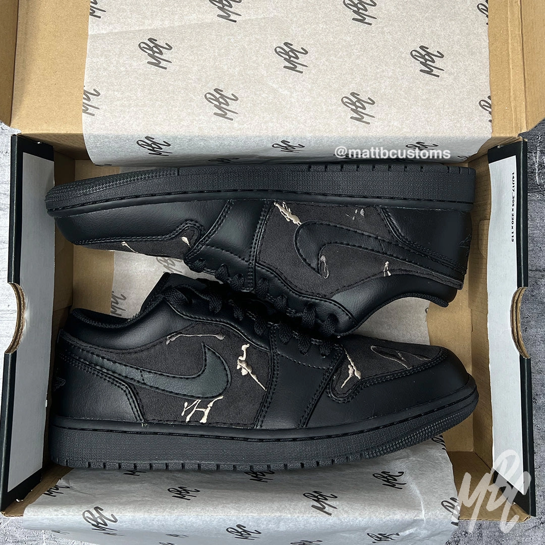 Threaded Paint - Jordan 1 Low | UK 8.5 Active Step