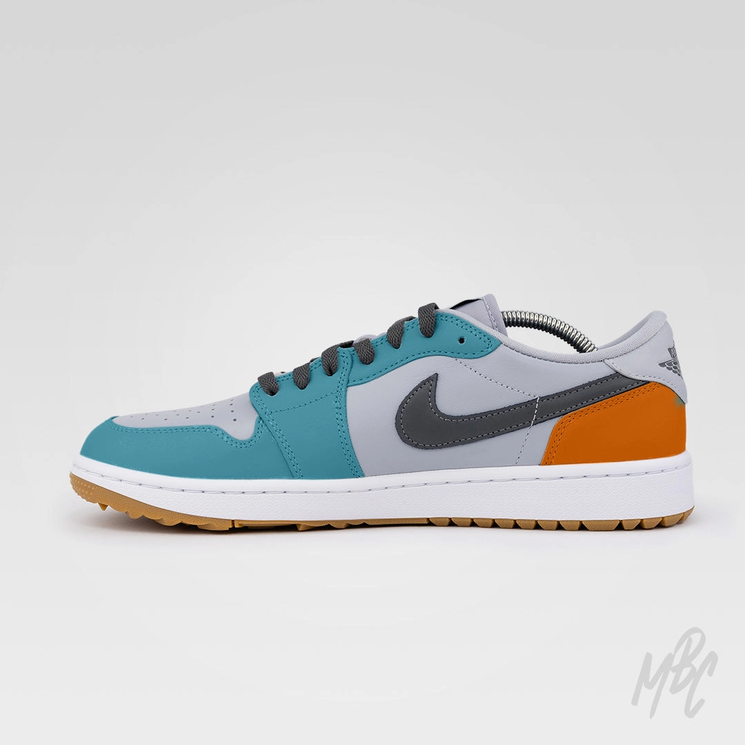 Miami Country Club - Jordan 1 Low Golf Custom Fast Flow