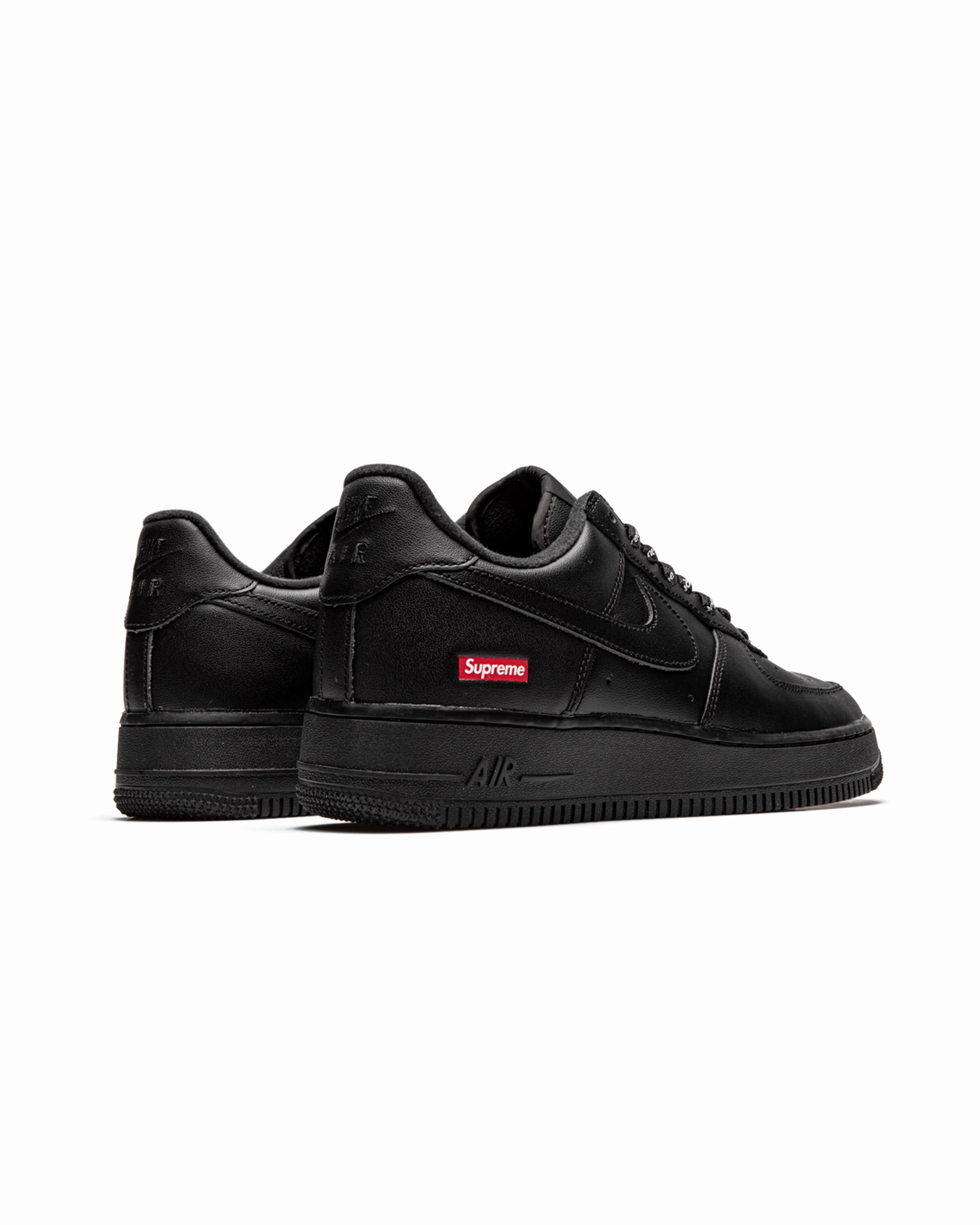 anaerobic exercise shoe adequacy synthetic durability Nike Air Force 1 Low Supreme Black