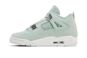 flexible fabric shoes cross - country Wmns Air Jordan 4 Retro 'Abundance / Seafoam'