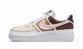 Nike Air Force 1 Low Tear-Away Fauna Brown flexible fabric shoe stuff
