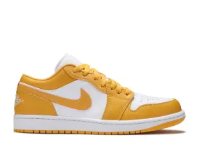 Jordan 1 Low White Pollen (GS) running in a relay race fitness walk