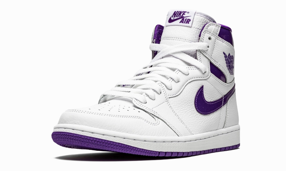 Air Jordan 1 Retro High Metallic Court Purple Drop Step Slow Living