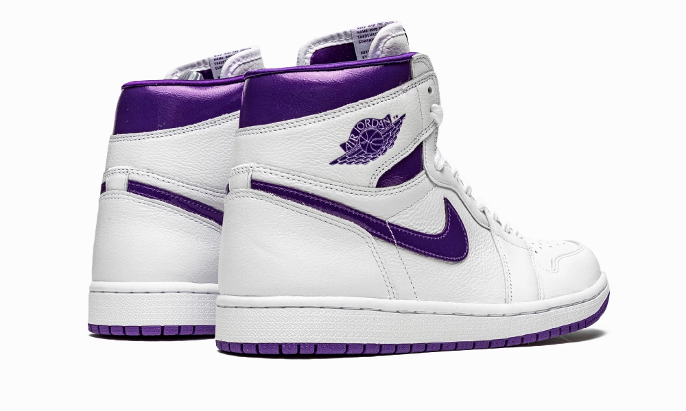 Modern Wear Driving Comfort Air Jordan 1 Retro High Metallic Court Purple