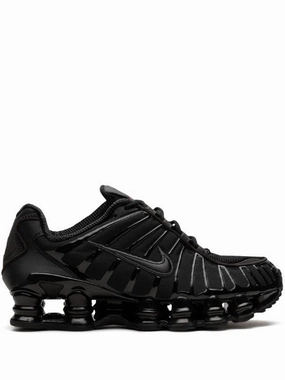 Durable flexibility Streamlined silhouette Shox TL "Black Max Orange" sneakers