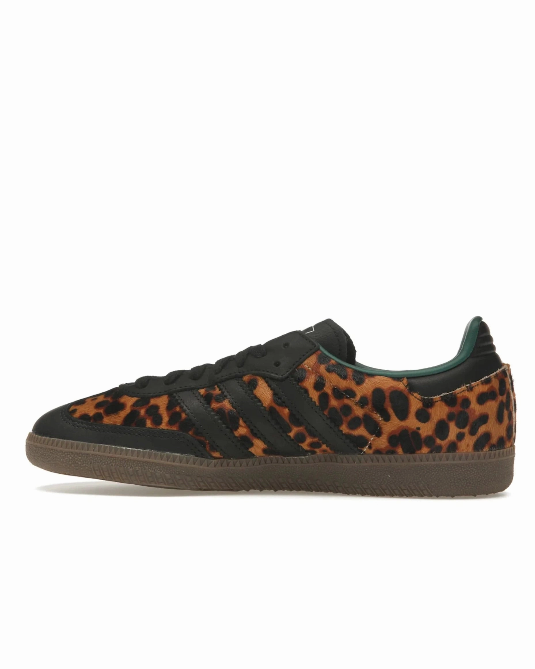 Adidas Samba OG Black Green Leopard Impact-absorbing