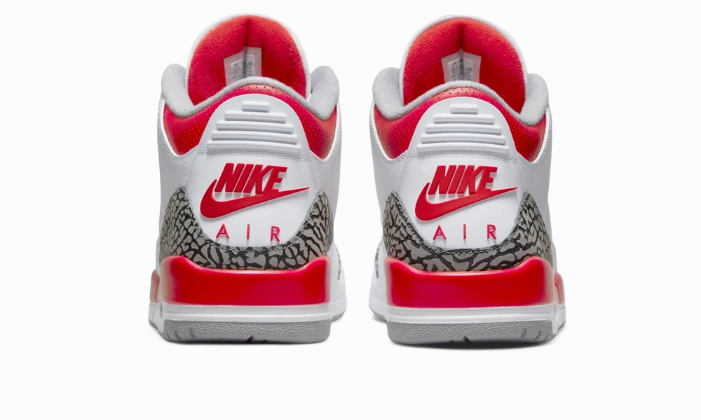 Smooth Toe Ultra-soft comfort Air Jordan 3 Retro Fire Red (2022)