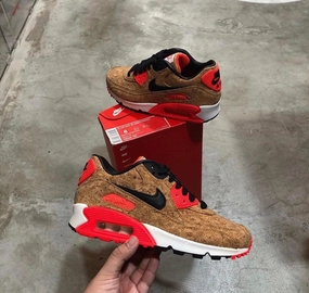 DS 2015' Nike Air Max 90 GS Cork Sophisticated traction