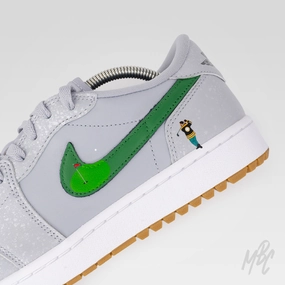 Timeless Use Friend Jog Happy Golfing - Jordan 1 Low Golf Custom