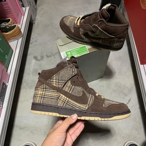 School Ready DS 2004' Nike Dunk High Pro SB TWEED