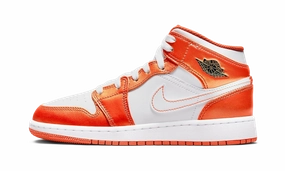 Casual Fit Air Jordan 1 Mid Metallic Orange