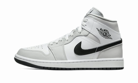Practical Walk Air Jordan 1 Mid Light Smoke Grey