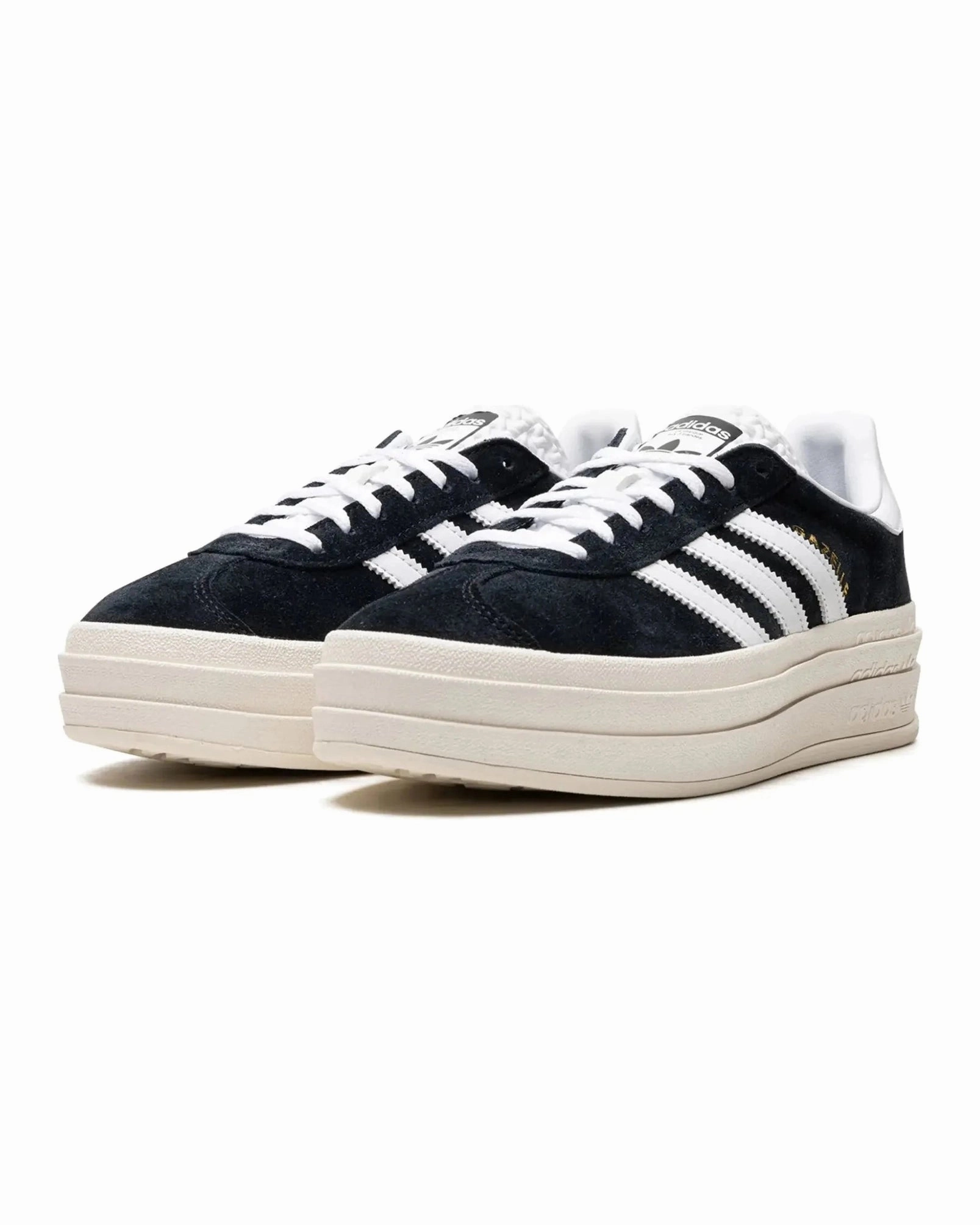 Sleek Outline Comfort Frame Adidas Gazelle Bold Core Black White