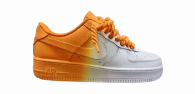 Air force 1 with orange rope laces easy move Padded Design