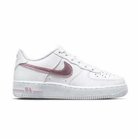 Nike Air Force 1 GS 'White Pink Glaze' All-purpose fit Upgraded arch