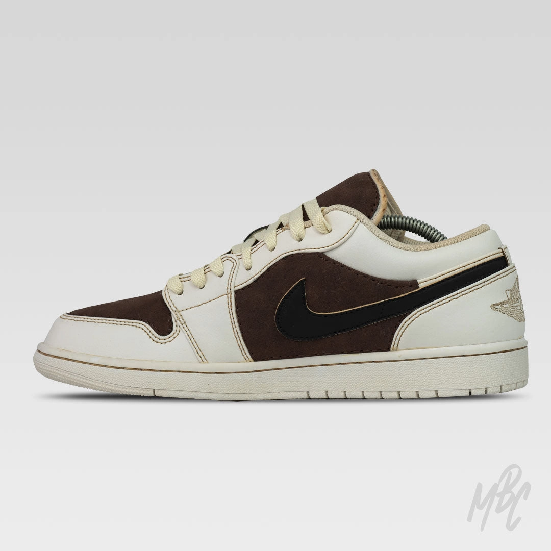 Aged Cactus Suede - Jordan 1 Low Custom Shock Ride Modern Utility