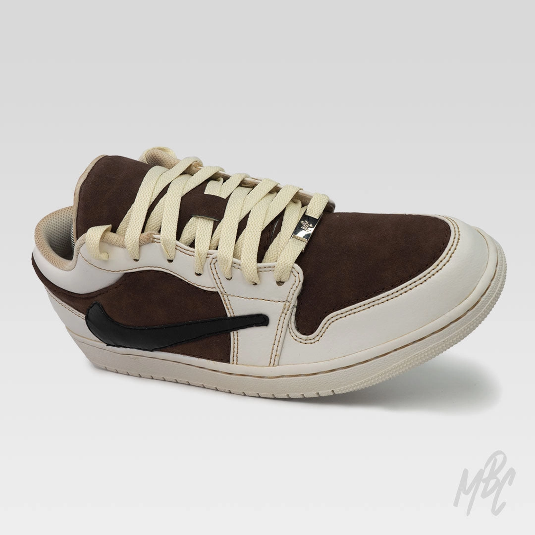 Aged Cactus Suede - Jordan 1 Low Custom Fashion-forward style Balanced Fit