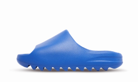 Comfort Fit Socks Easygoing Fit Yeezy Slide 'Azure'