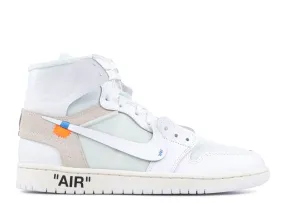 Jordan 1 Retro High Off-White White rhinestone - embellished - design shoes ventilation - technology
