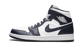 youth use stylish design shoes Air Jordan 1 Mid White Metallic Gold Obsidian
