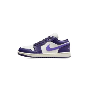 rough - surface shoes kids' athletic shoes Wmns Air Jordan 1 Low 'Sky J Purple'