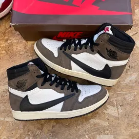 cushioning - shoes Jordan 1 High Travis Scott Mocha - PRE-OWNED