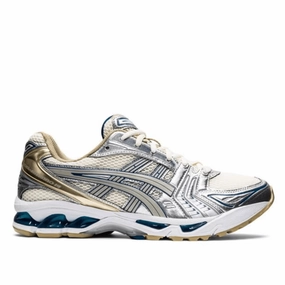 Asics Gel Kayano 14 'Cream Pure Silver' Narrow heel