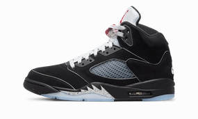 Compact Form On Foot Air Jordan 5 Retro OG Black Metallic Reimagined