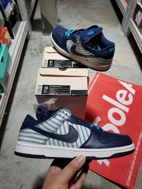 DS 2003' Nike Dunk Low Pro SB AVENGER NAVY Layered Look