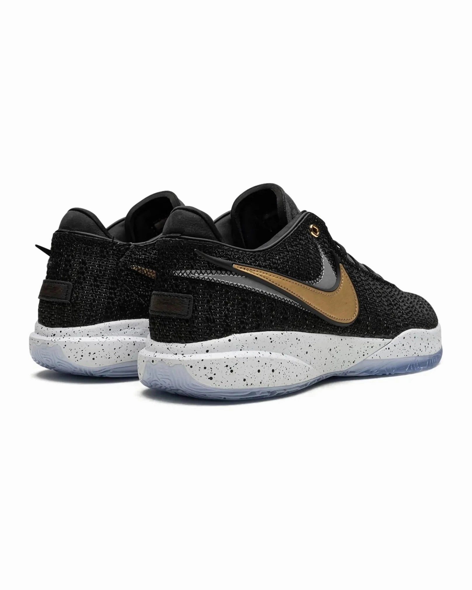 Nike LeBron 20 Black Metallic Gold lace - up - design shoes