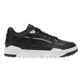 Puma Slipstream Golf Shoes 309744 running on a dirt path badminton player shoes