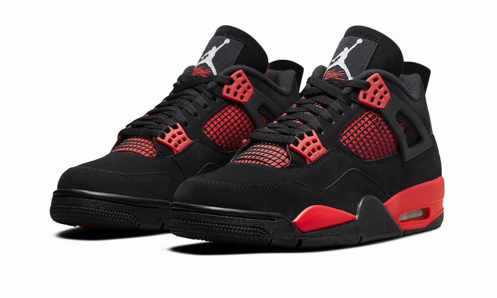 Modern Flair Air Jordan 4 Retro Red Thunder