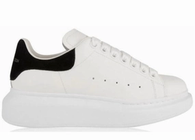 Alexander McQueen Oversized Black White Womans Trainers Mesh Flow Glow Step