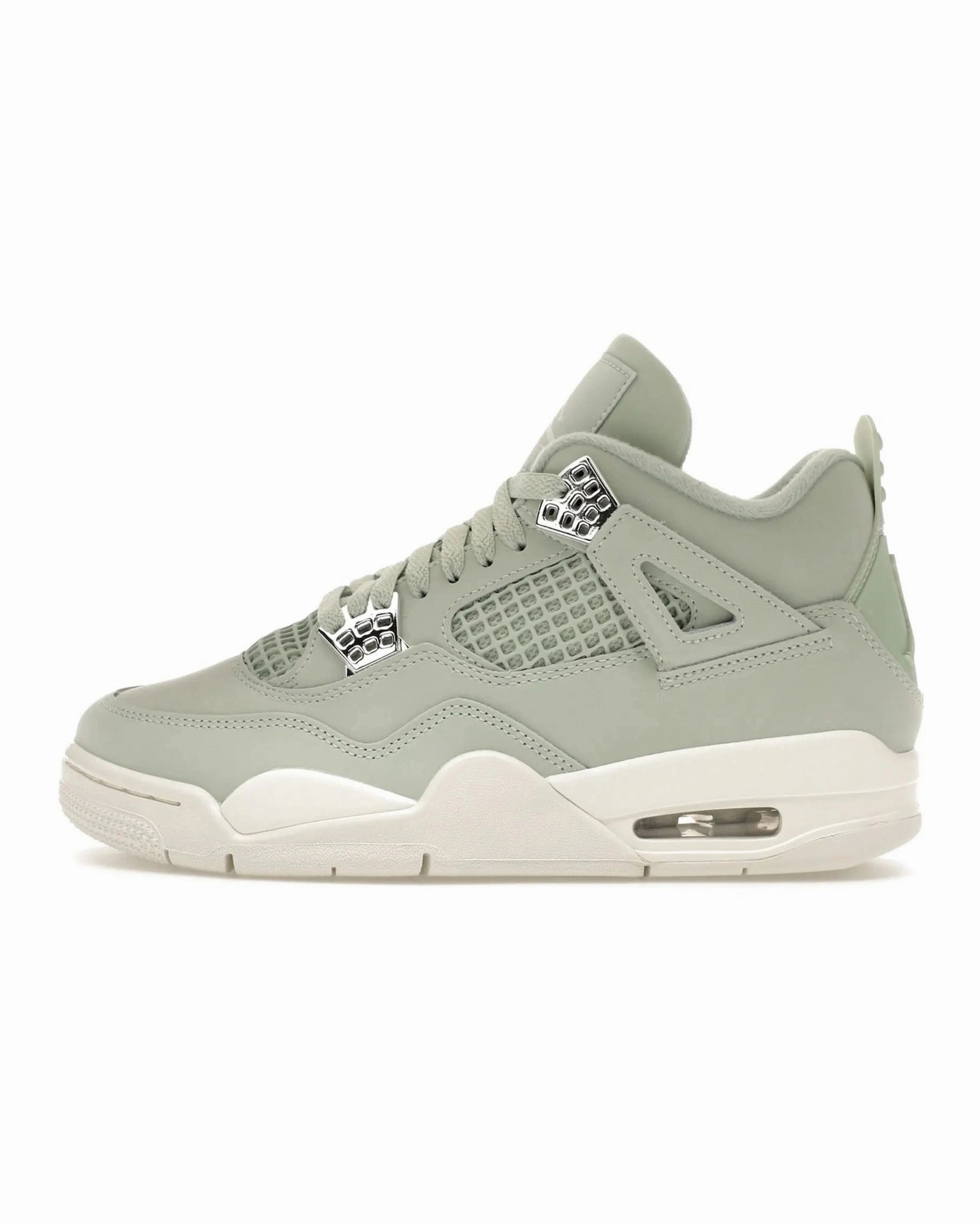 Nike Air Jordan 4 Retro Seafoam Sail Clean Edge All-around durability