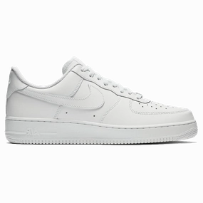 Nike Air Force 1 '07' Triple White Cushion Heel All-Weather Wear