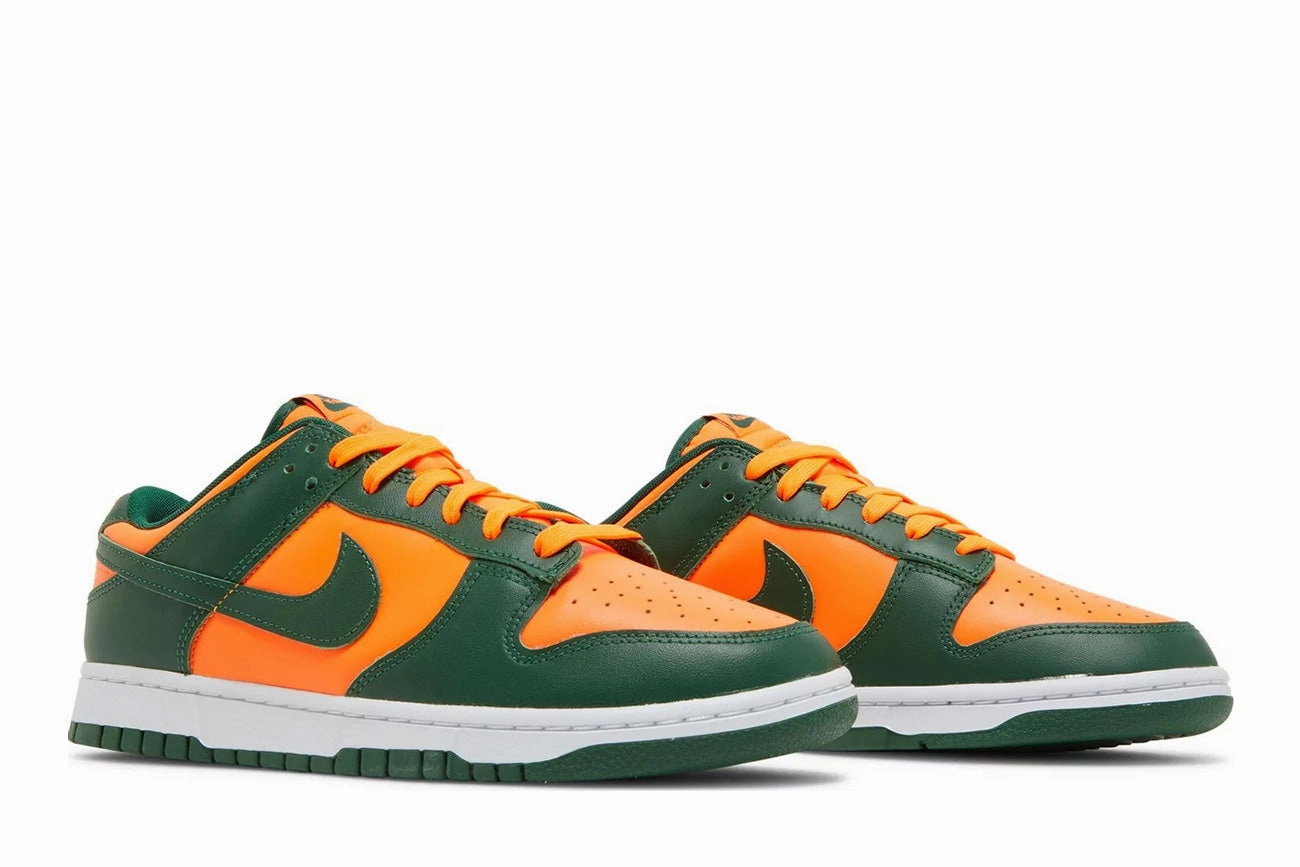 Padded Step Timeless Look Nike Dunk Low Retro "Miami Hurricanes"