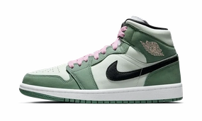 Air Jordan 1 Mid Dutch Green Wind Jog Steady Stride