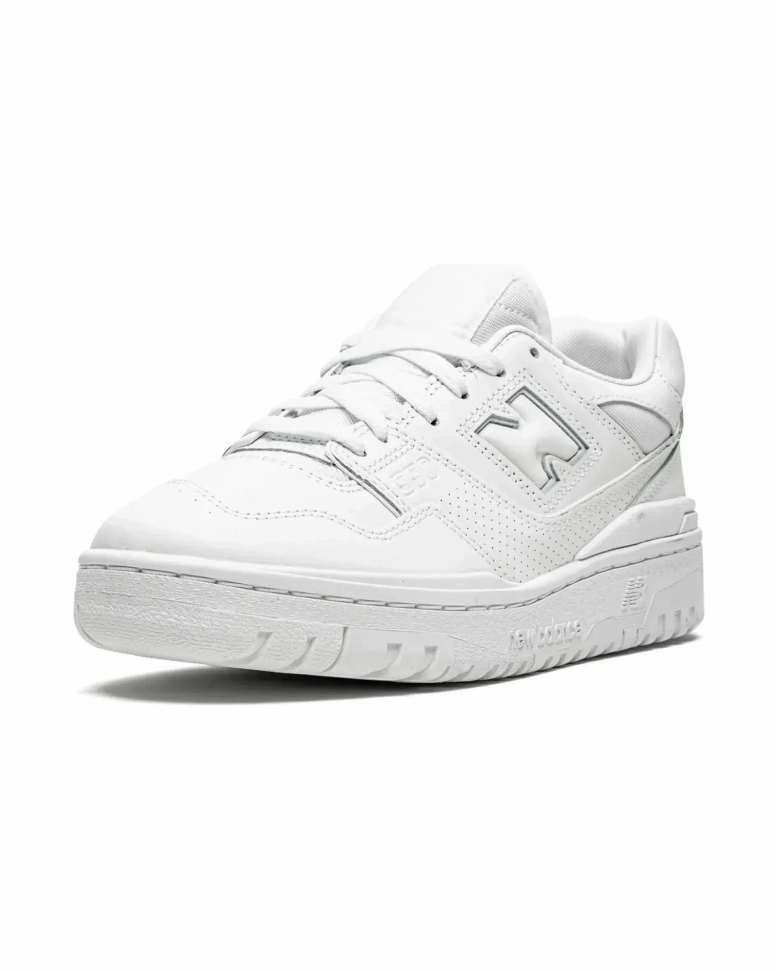 New Balance 550 Triple White No Tie