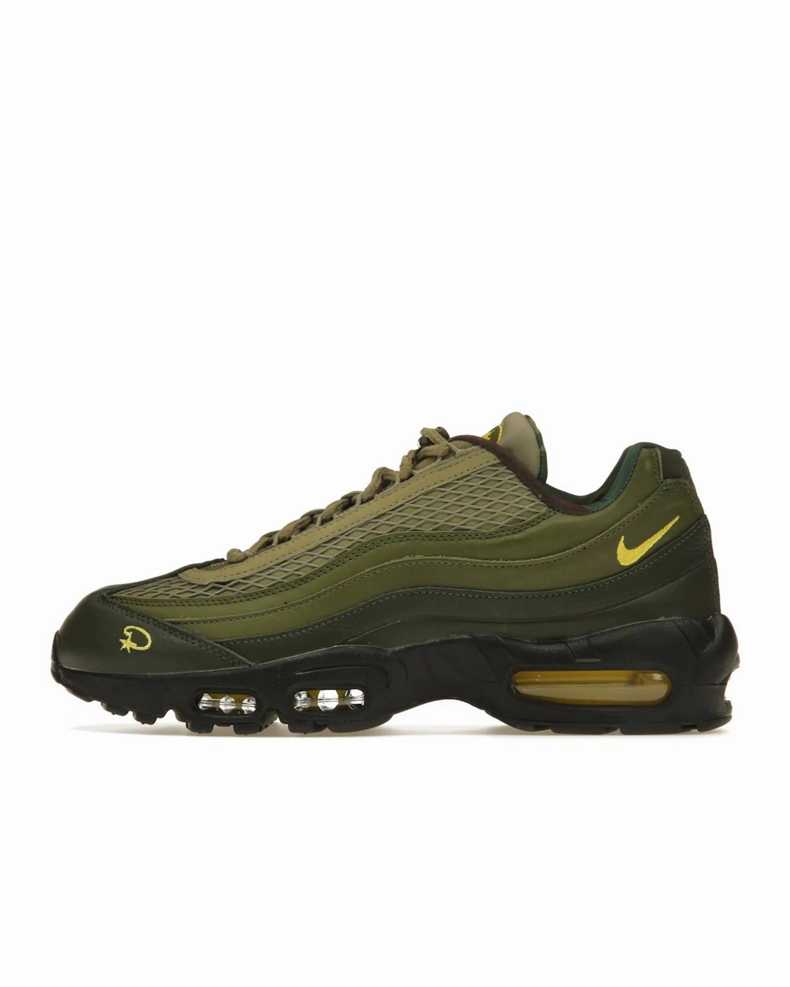 Nike Air Max 95 SP Corteiz Gutta Green foot - stability running shoes